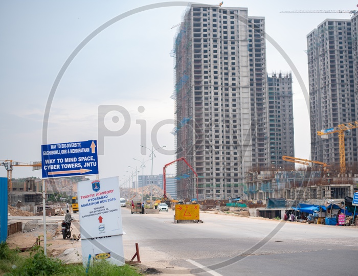 Building Constructions at Hitech City Hyderabad/Construction Buildings / Corporate Building Constructions/underConstruction Buildings