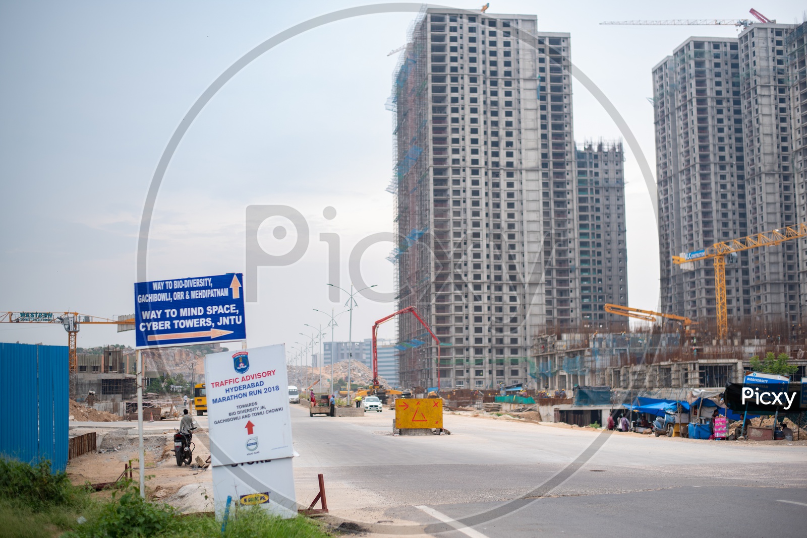 Building Constructions at Hitech City Hyderabad/Construction Buildings / Corporate Building Constructions/underConstruction Buildings