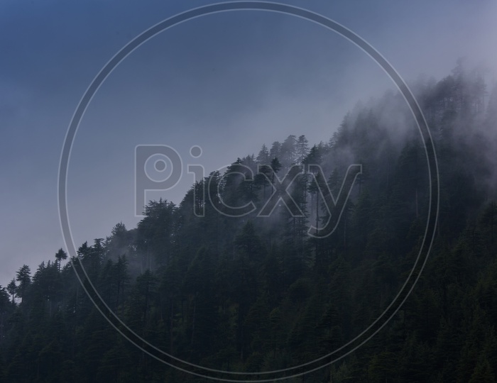 Mountain Valleys in Leh /Valley  Views of Leh / Foggy Mountains in Leh /
