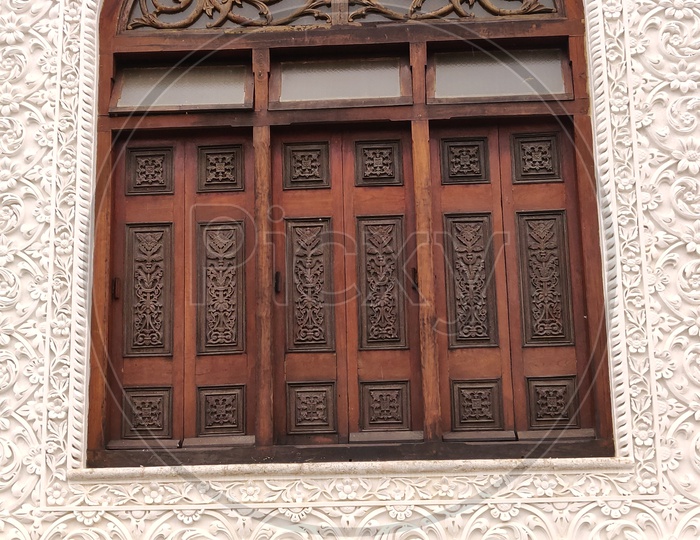 Window at Chowmahalla Palace