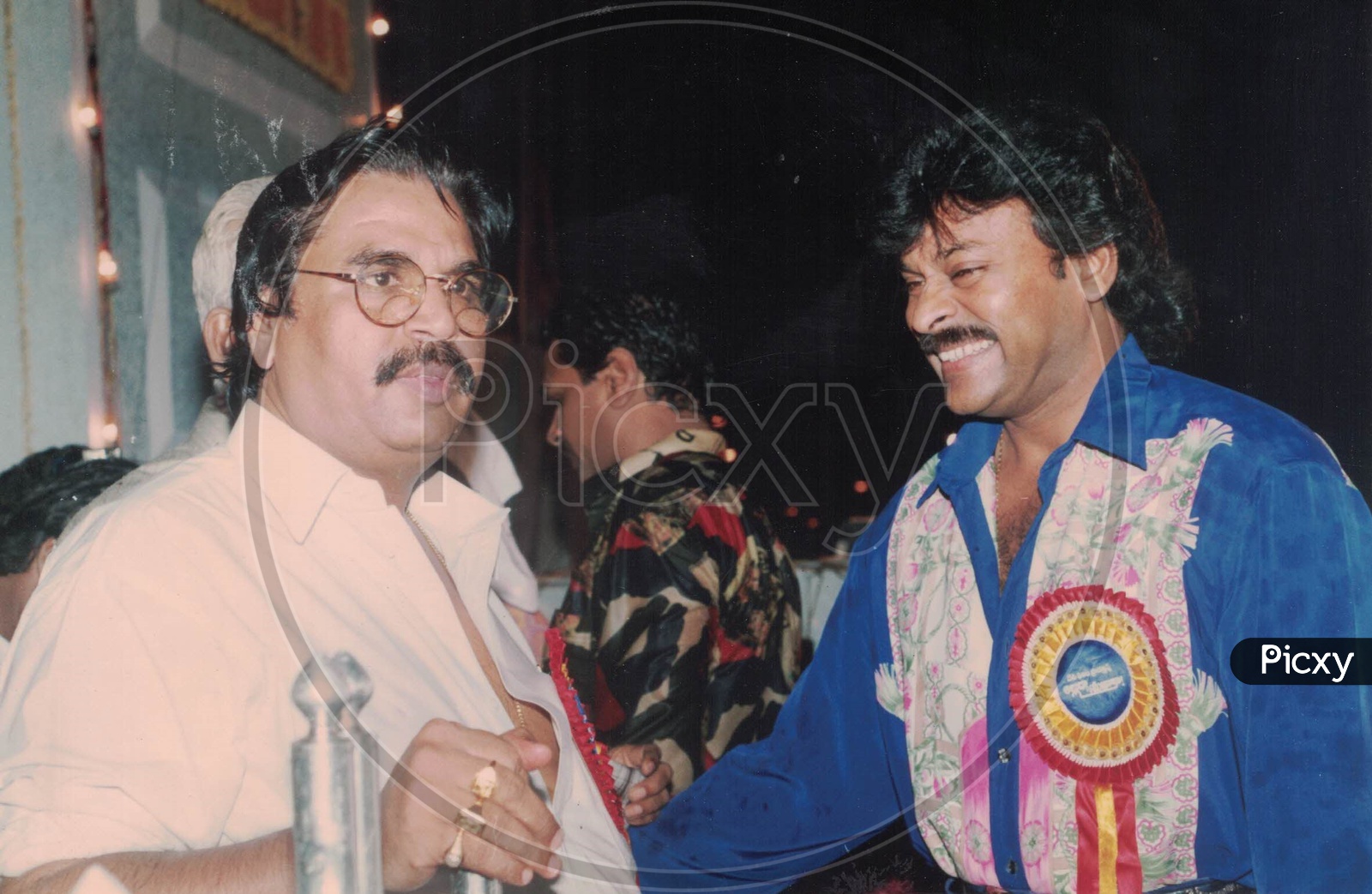 Actor Chiranjeevi & Director Dasari Narayana rao at Alluda Majaaka 100 days Function