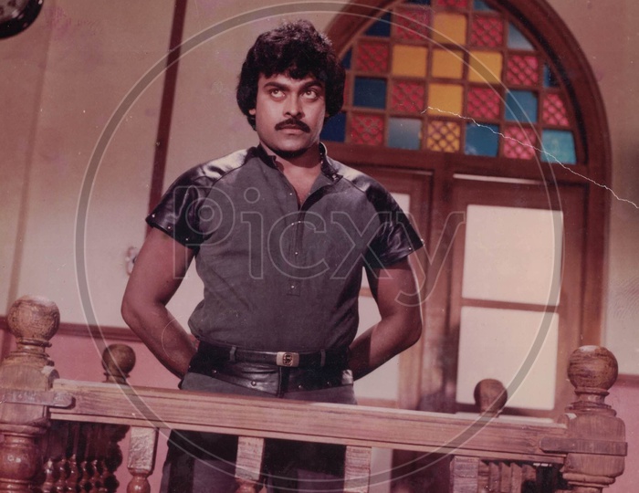 Mega Star Chiranjeevi Movie Stills From Chattamtho Poratam Telugu Movie