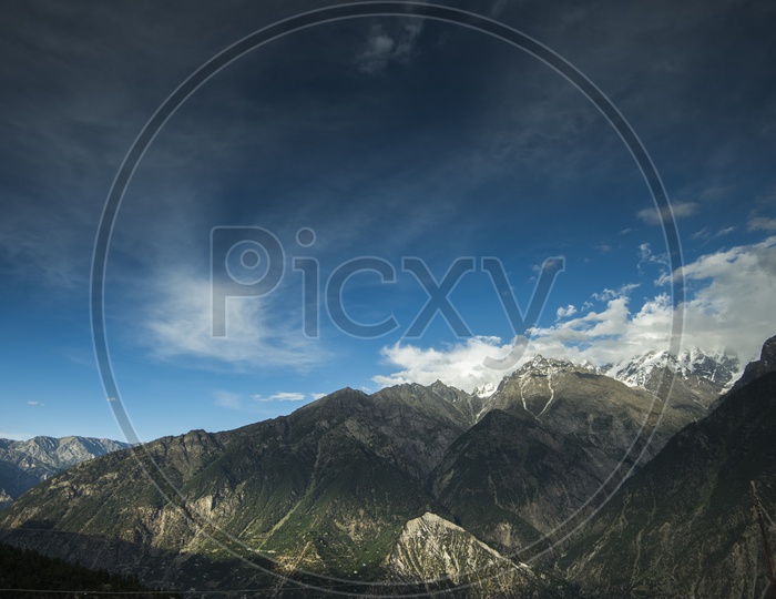 Mountain Valleys in Leh / Valley Views in Leh / Terrains Leh