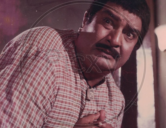Kaikala Sathyanarayana Movie Stills from Chattamtho Poratam Telugu Movie