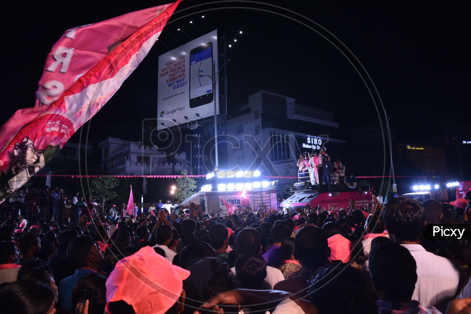 Election Campaign Rally of  TRS Party during Election Campaign 2018