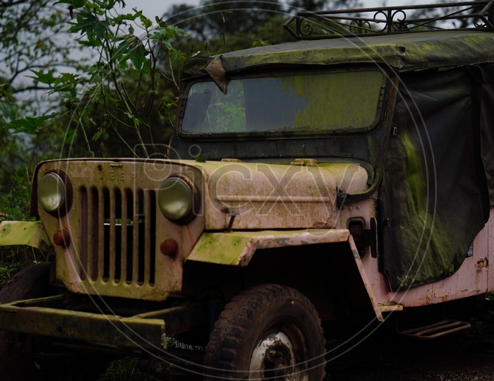 Vintage Vehicle Jeep in Chickmangalur