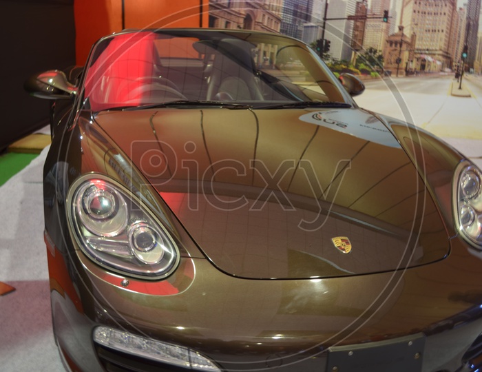 Porsche GT 911 in Hyderabad International Auto Show at Hitex Exhibition Centre, Madhapur
