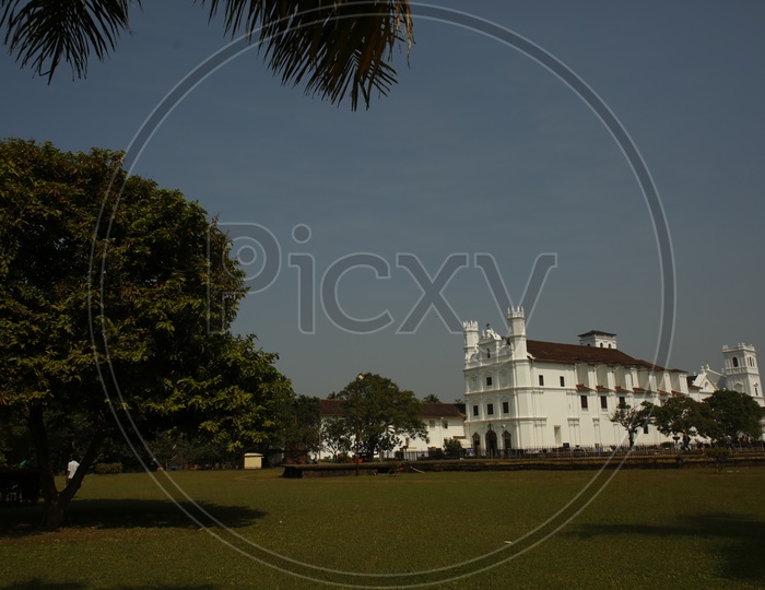 St Cathedral Church / Biggest Church in Goa /  Goan Churches / Churches in Goa