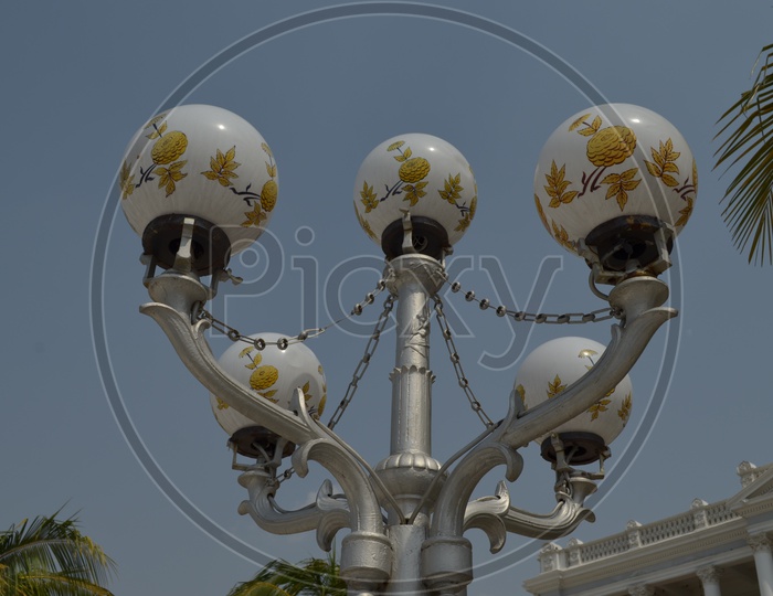 LampPosts in Taj Falaknuma Palace