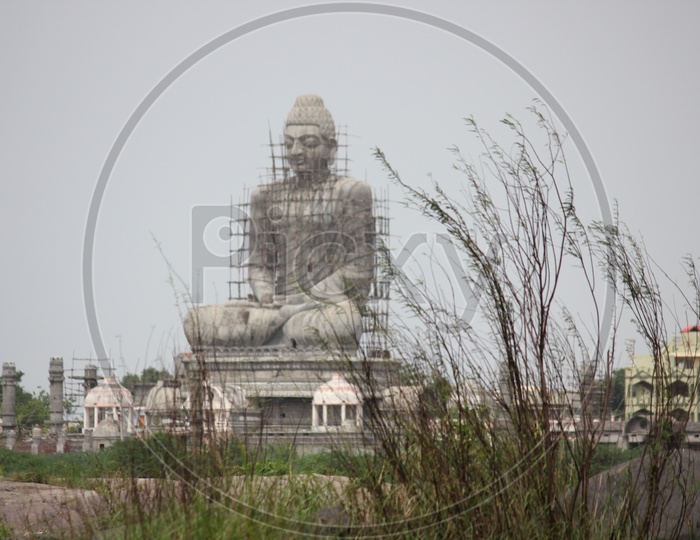 Construction of Buddha Statue at Amaravati