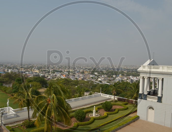 City Scape View From Taj Falaknuma Palace