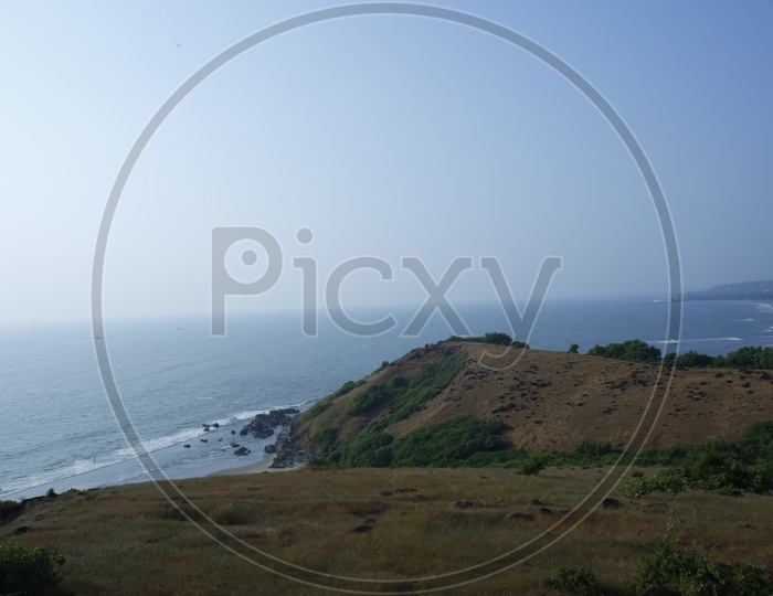 Beach View from Goa Hill