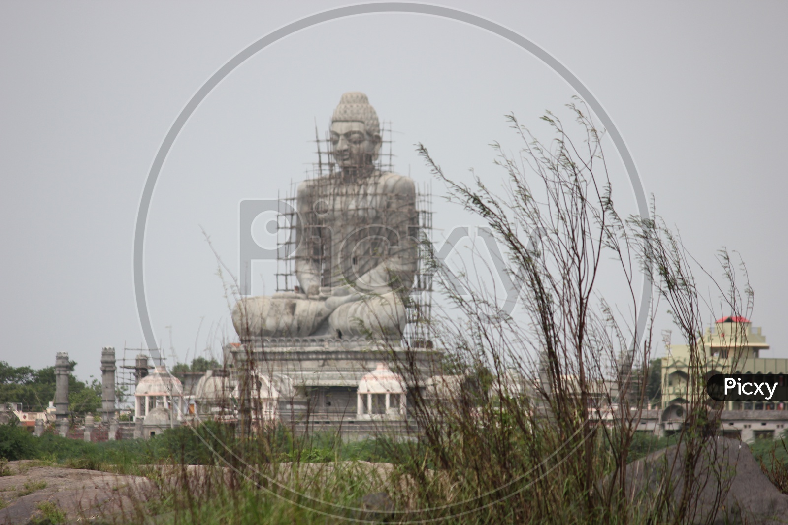 Construction of Buddha Statue at Amaravati