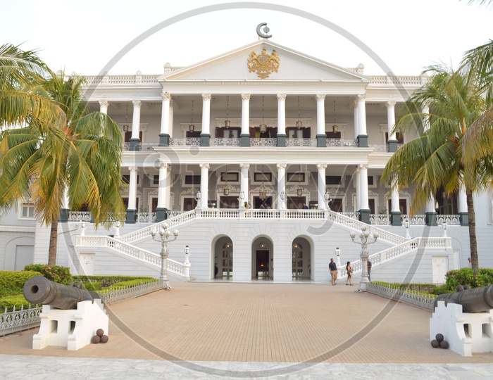Front View Of Taj Falaknuma Palace / Taj Falaknuma Palace