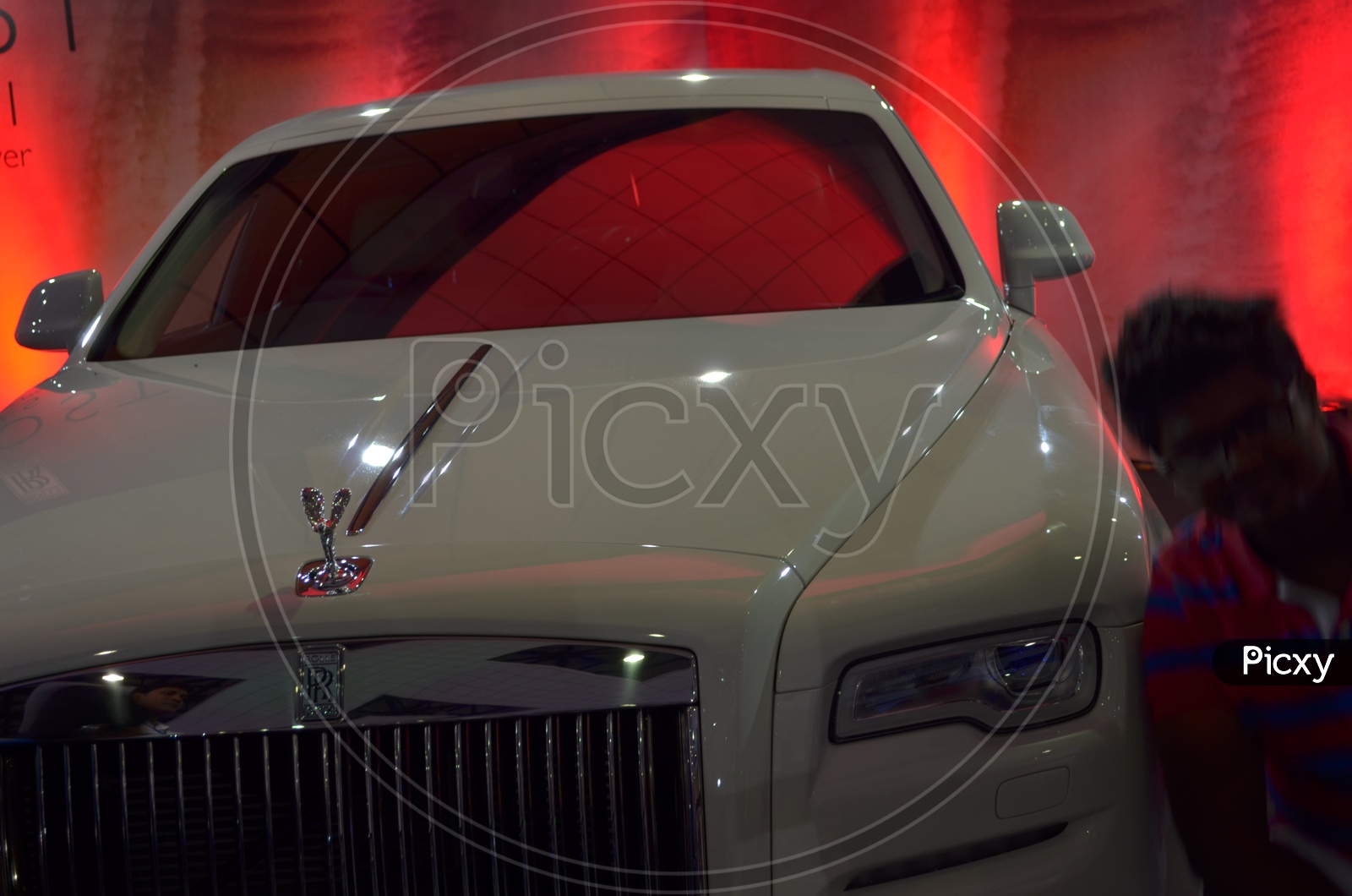 Rolce Royce Phantom in  Hyderabad International Auto Show at Hitex Exhibition Centre, Madhapur
