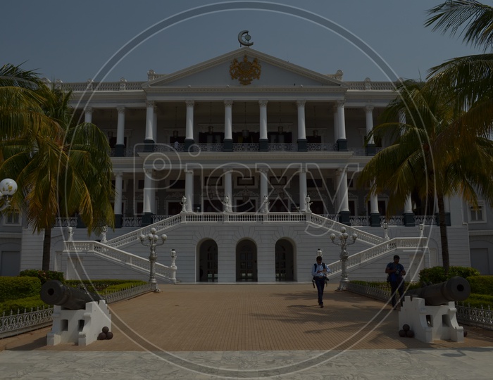 Front View Of Taj Falaknuma Palace / Taj Falaknuma Palace