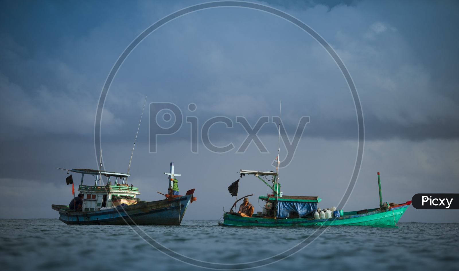 Rustic Rowboats at Vietnam