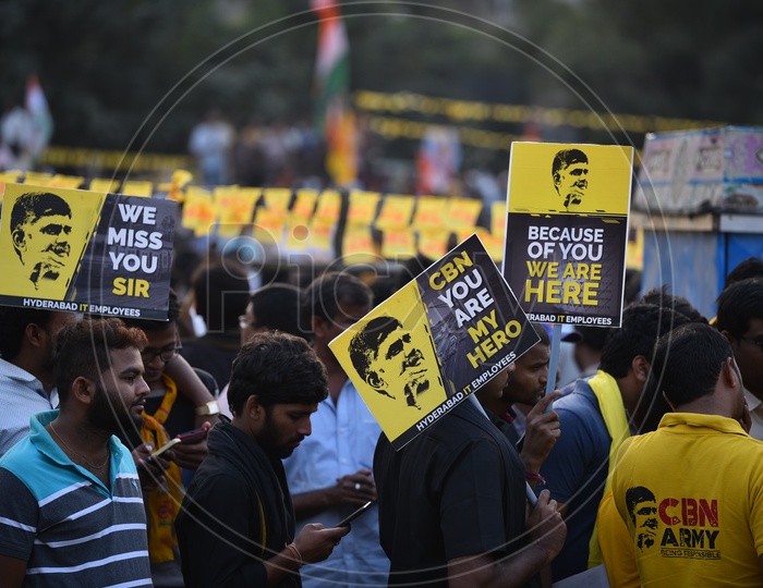 We Miss U SIR  Placards By CBN Army / CBN U R Our Hero / CBN We Are Here Because Of u / We Love U CBN / Placards Of CNB Army