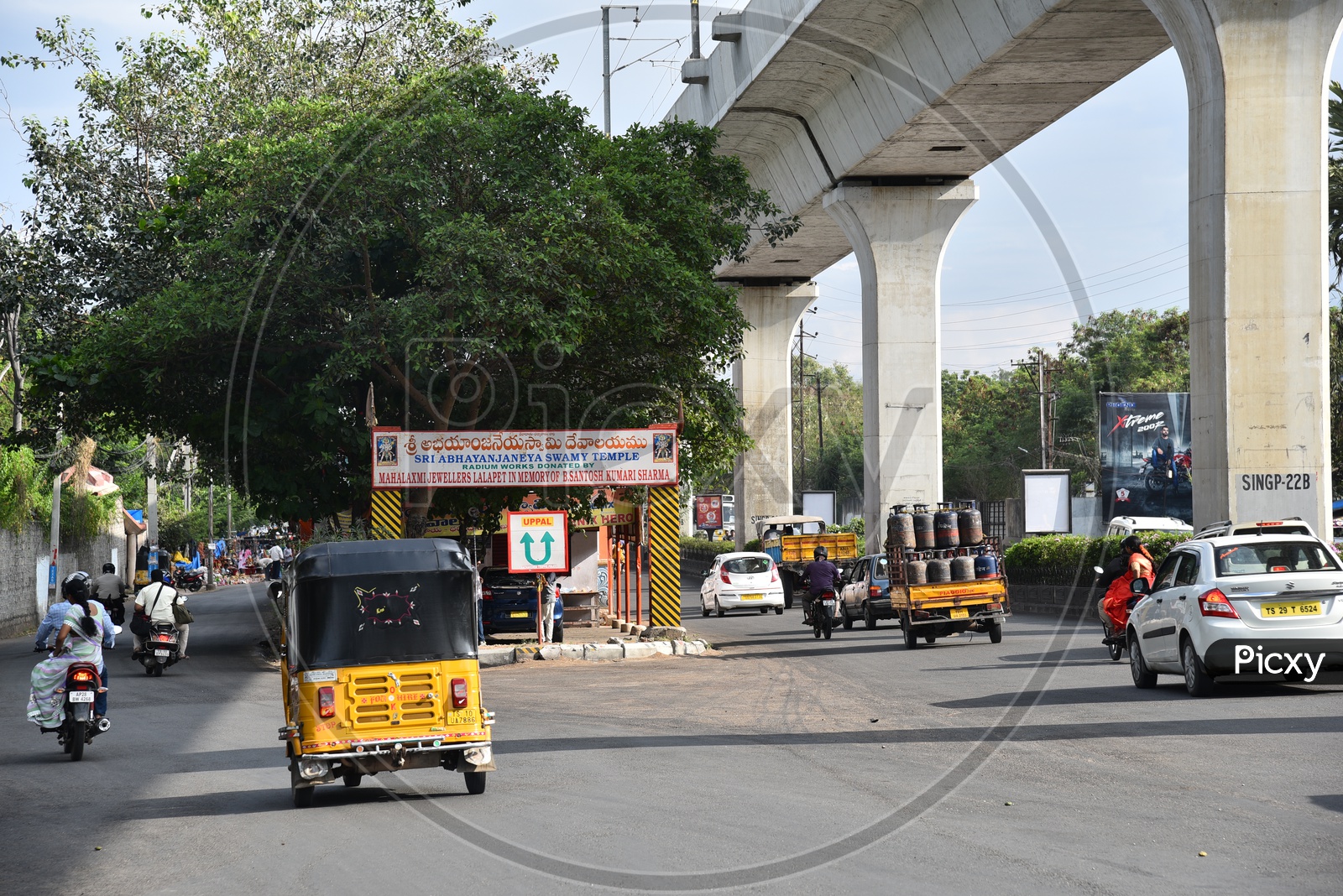 Hyderabad Metrol Rail View