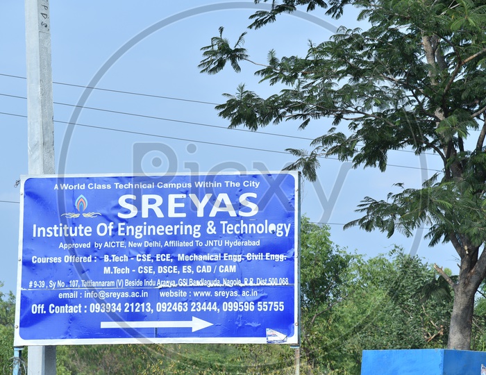 Sreyas Institute Of Engineering & Technology, Mansurabad Reserved Forest, Auto Nagar, Hyderabad, Telangana, India
