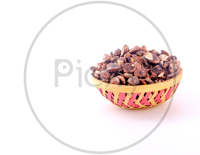 Roasted Pista / Pistachio in a Bowl on an White isolated Background