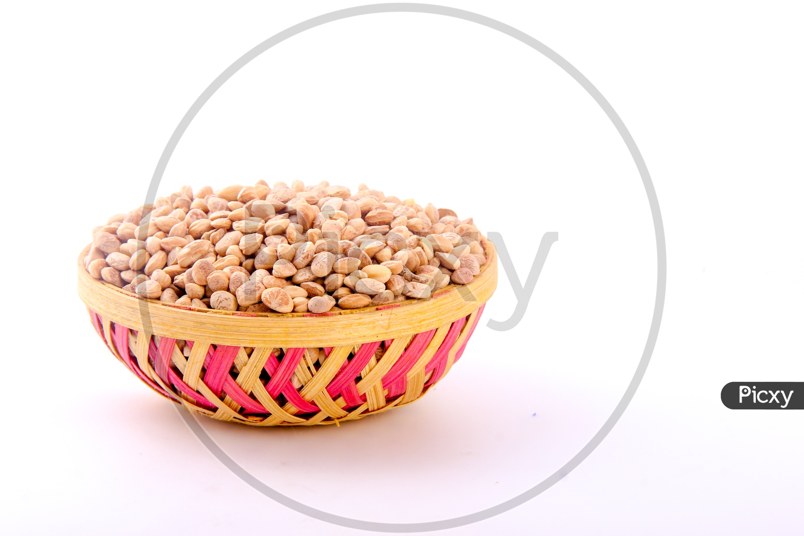 Pista / Pistachio in a Bowl on an Isolated White Back Ground