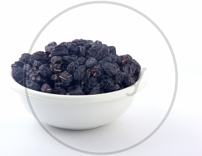 Dried Fruit - Kiss Miss in a bowl with White Background