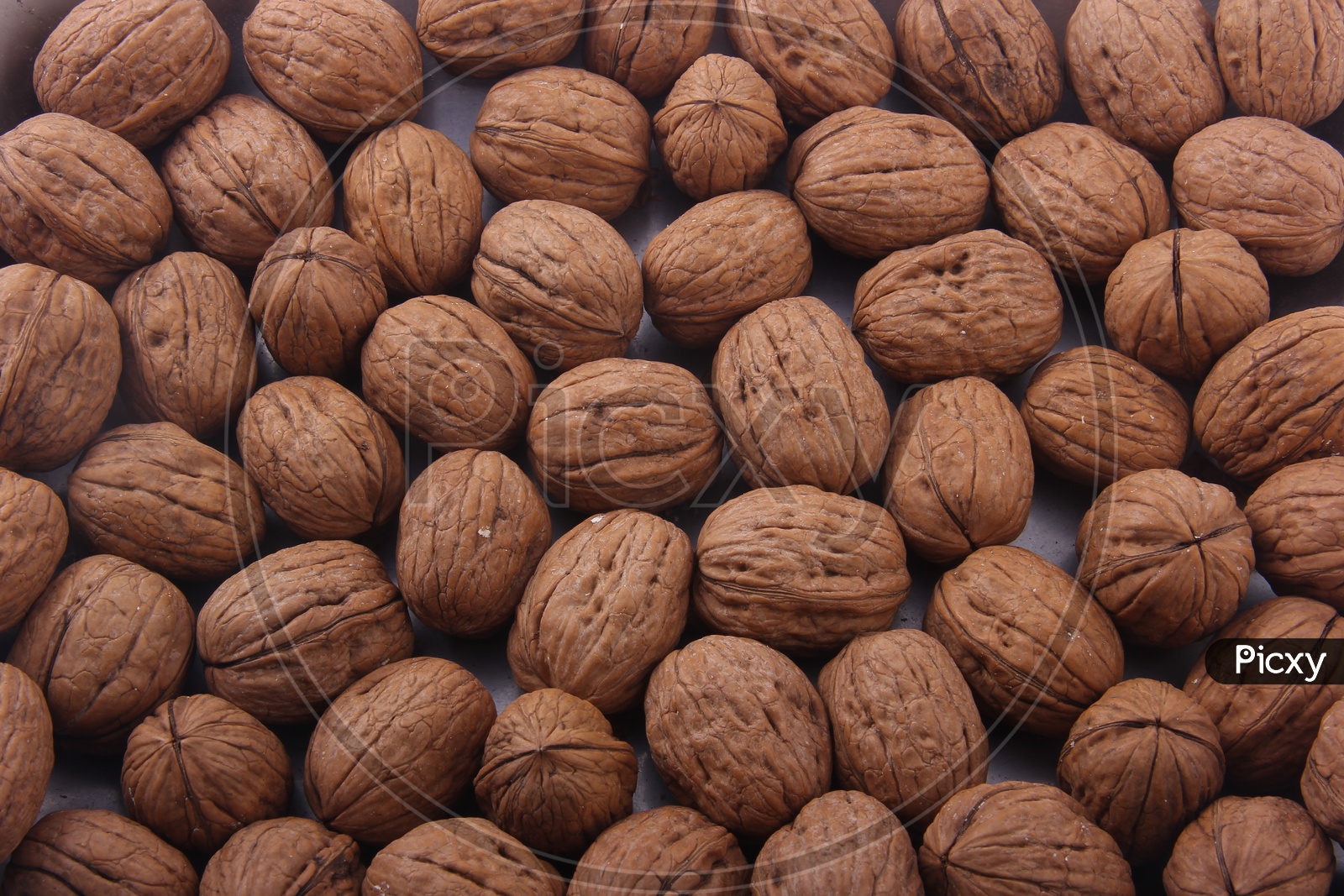 Wallnuts  Closeup Shots Forming a Background