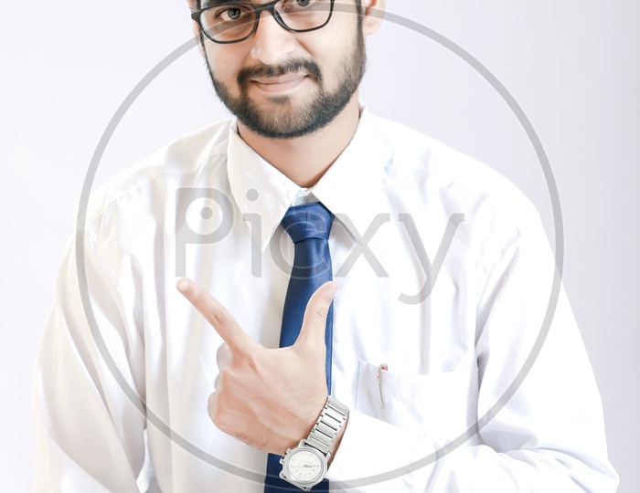 Indian Man on Spectacles