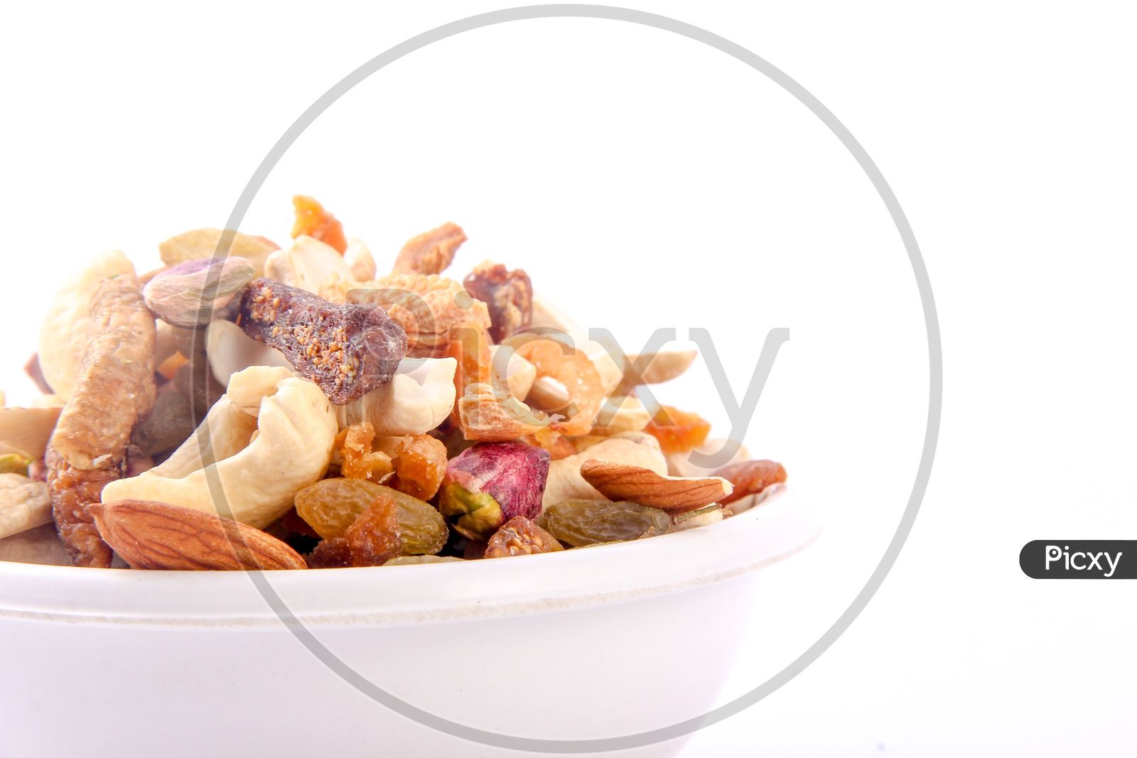 Mixed Dry Fruits in a Bowl
