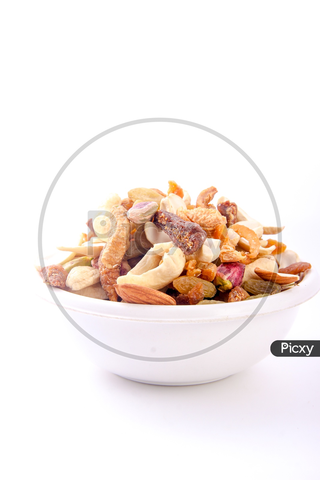 Mixed Dry Fruits in a Bowl