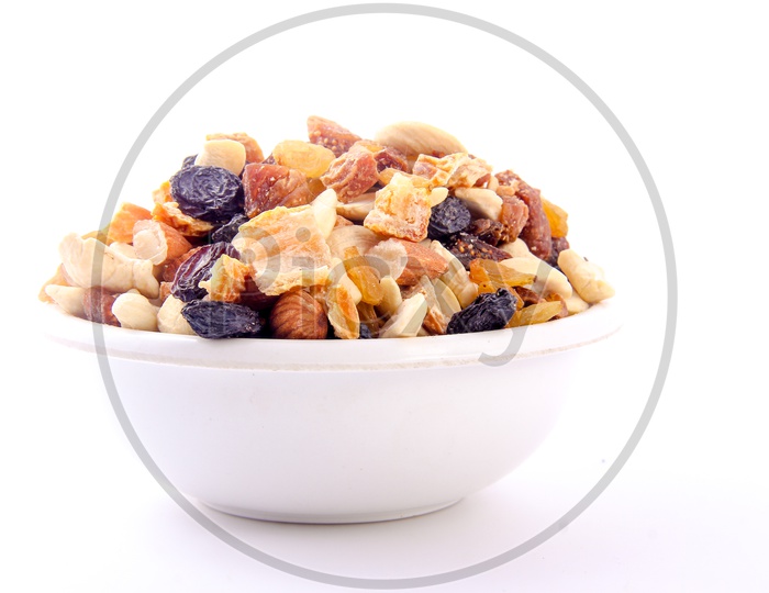 Mixed Dry Fruits in Bowl