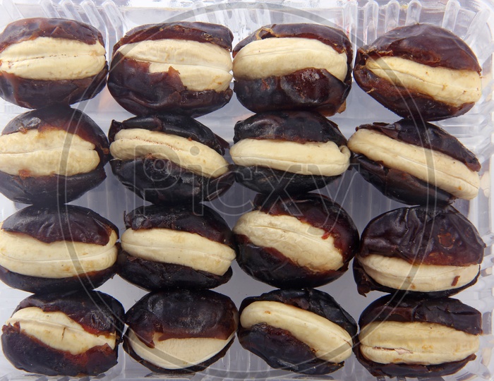 Cashew-Stuffed Dates Situated Arbitrarily