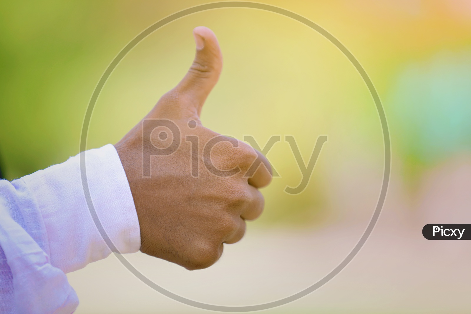 Indian Hand Showing Thumbs up Sign