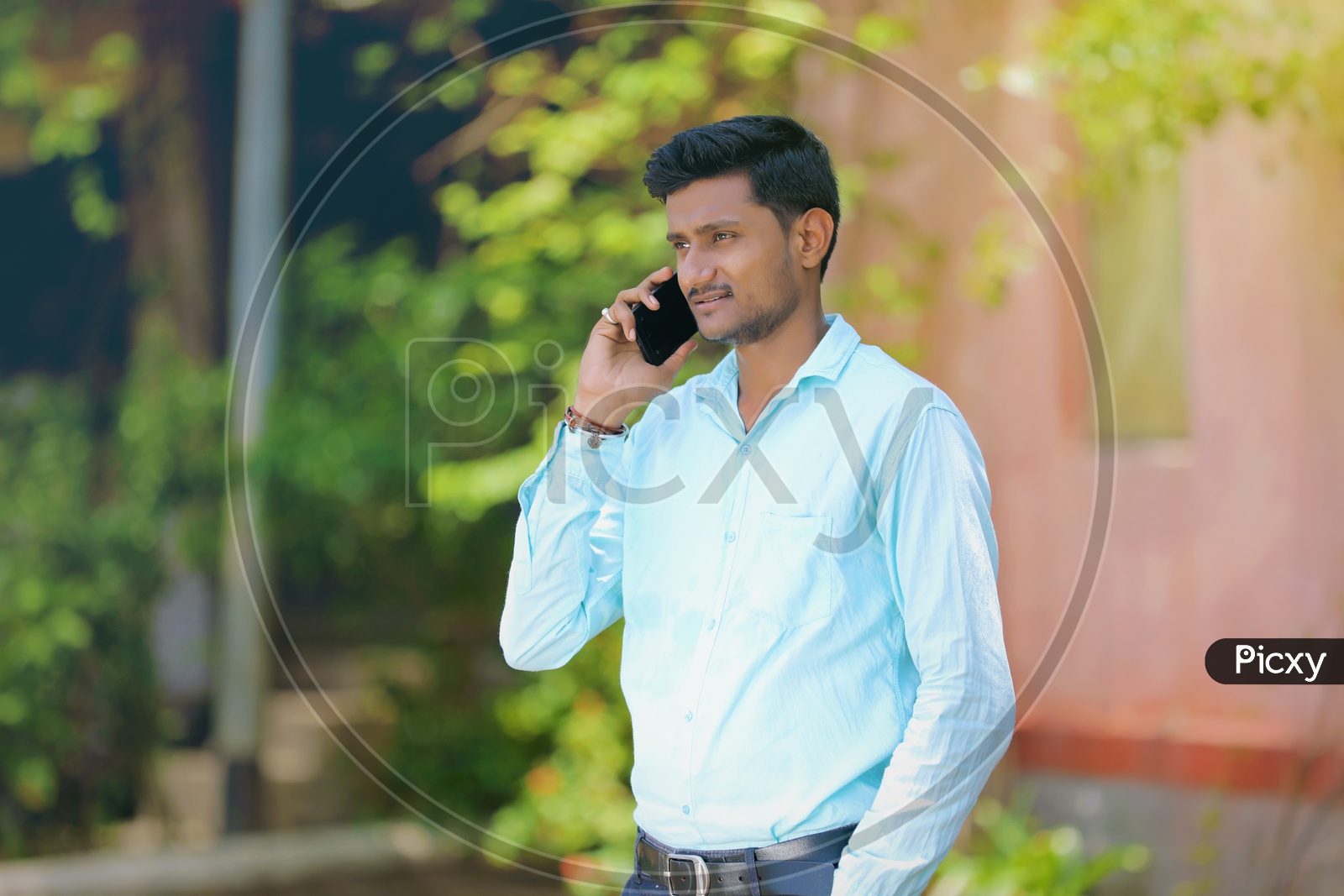 Indian Male Model using Mobile