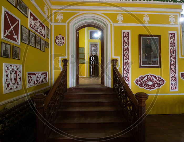 Interiors of Jayamahal Palace - Staircase