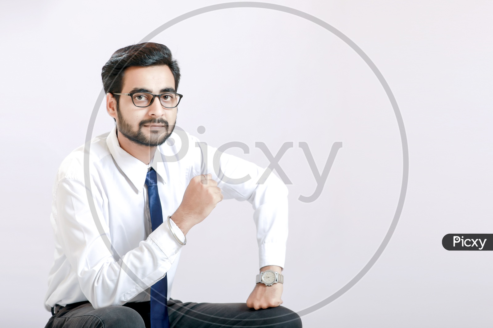 Indian Businessman on Spectacles