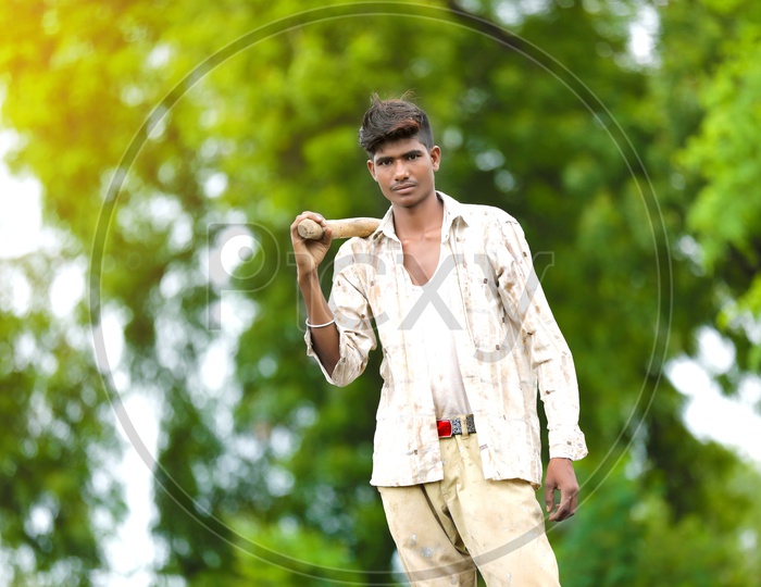 Indian Farmer in Agriculture Fields