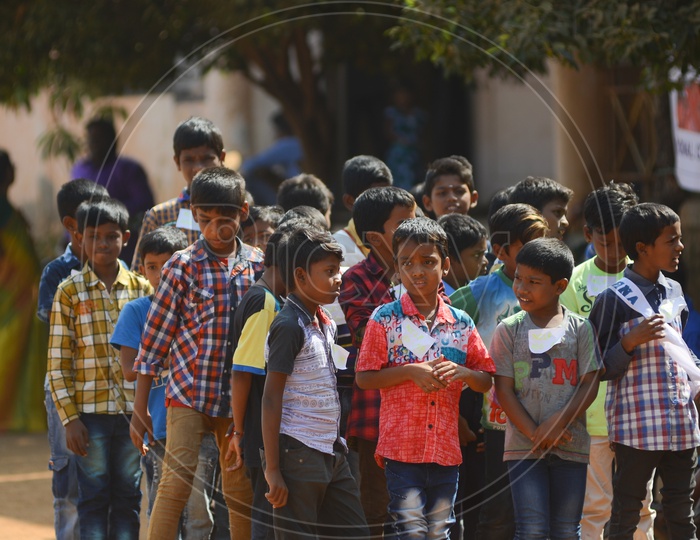 Children participate in the National Child Labour Project program