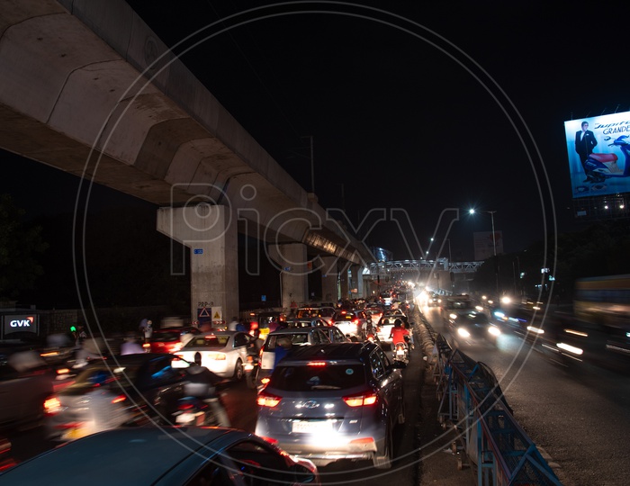 Evening Traffic of Hyderabad towards secunderabad