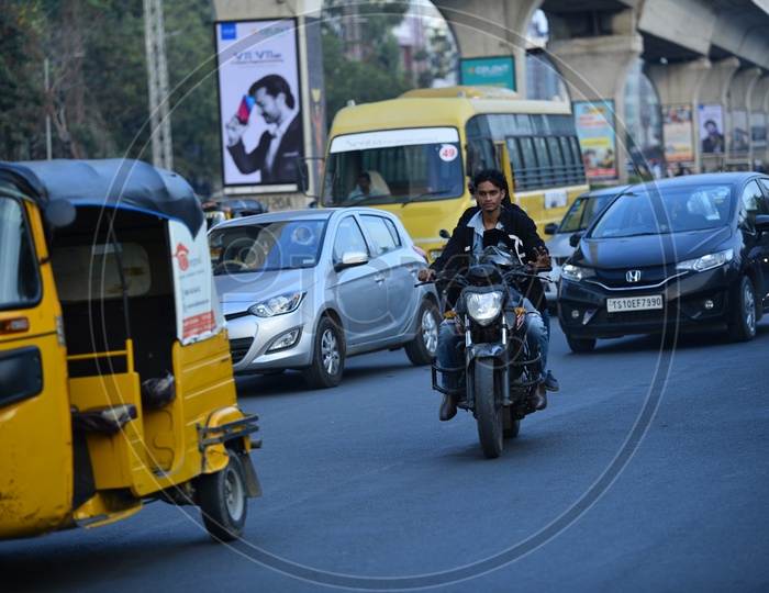 Without Helmet riding, Traffic Violators/offendors