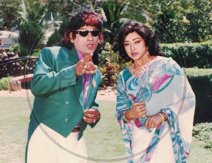A.V.S and Lakshmi in Alluda Majaka Movie