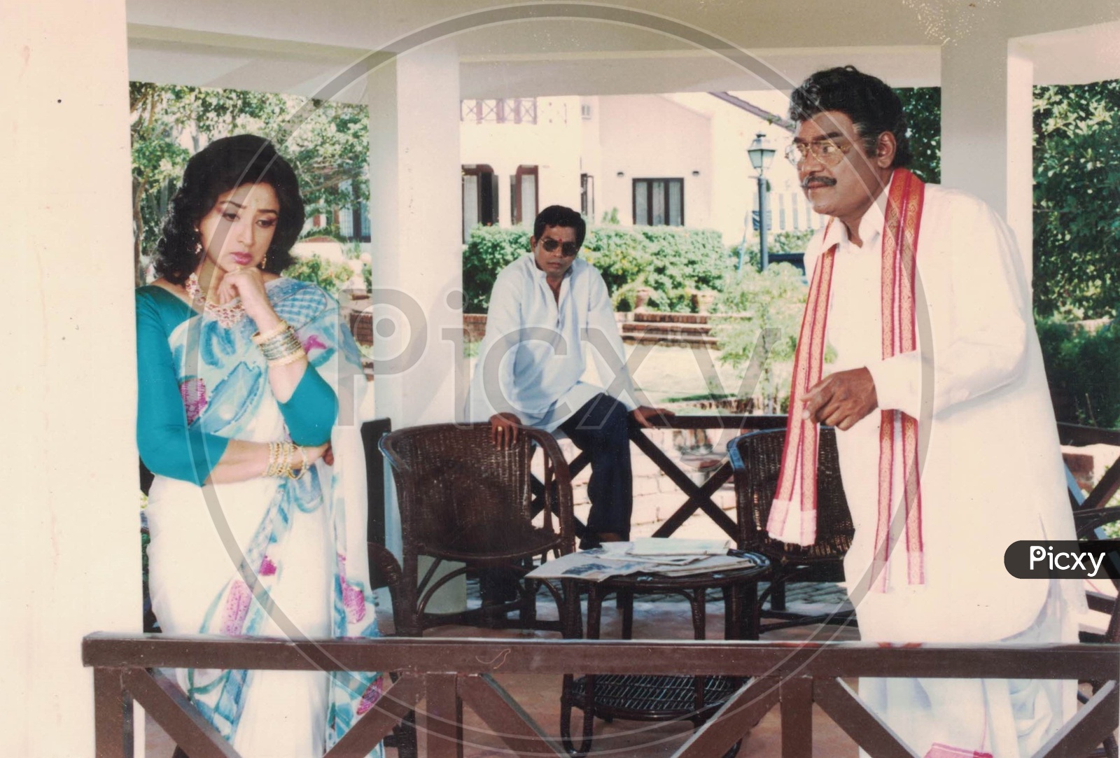 Lakshmi and Kota Srinivasa Rao in Alluda Majaka Movie
