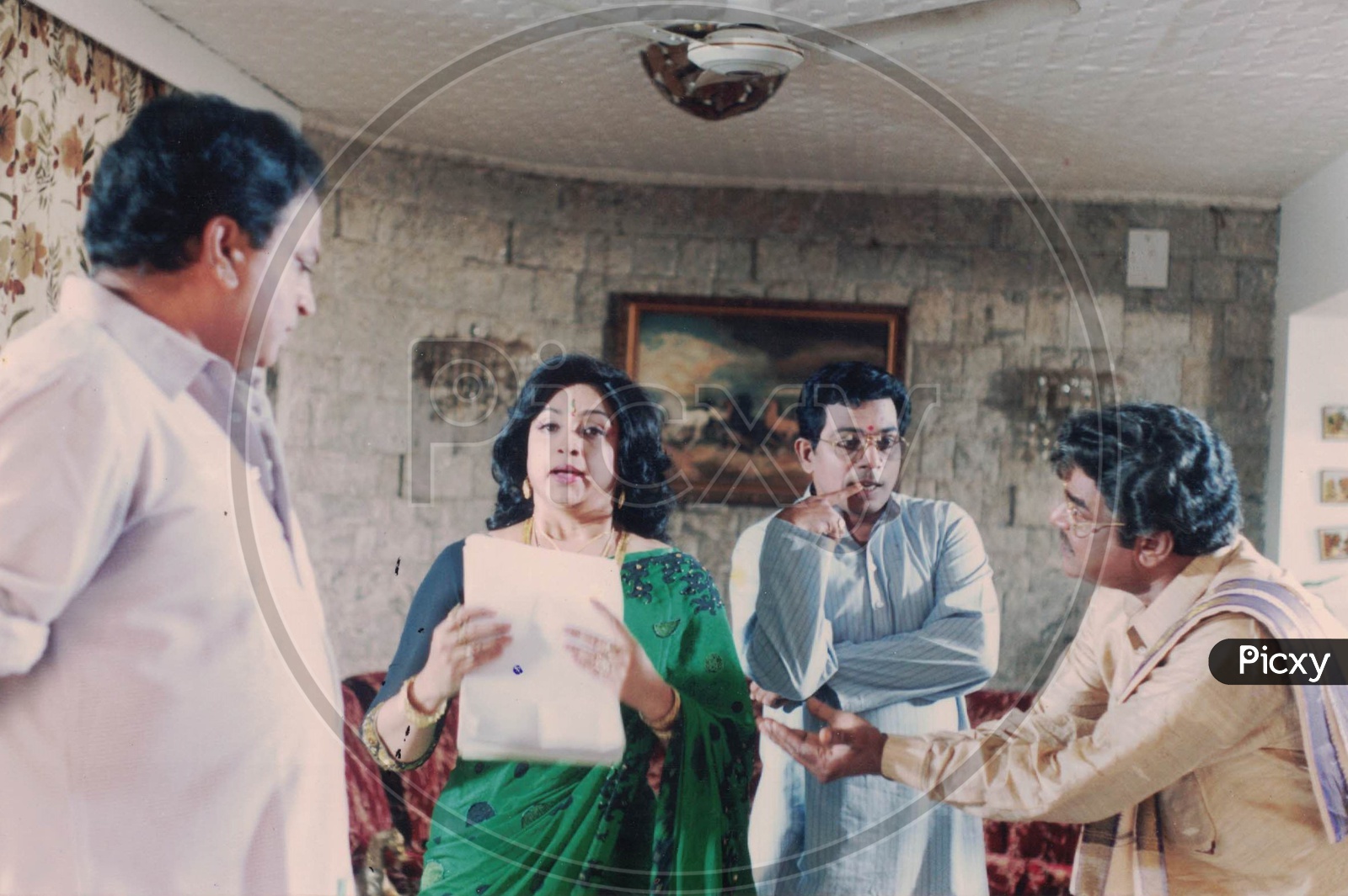 Kota Srinivasa Rao and Lakshmi in Alluda Majaka Movie