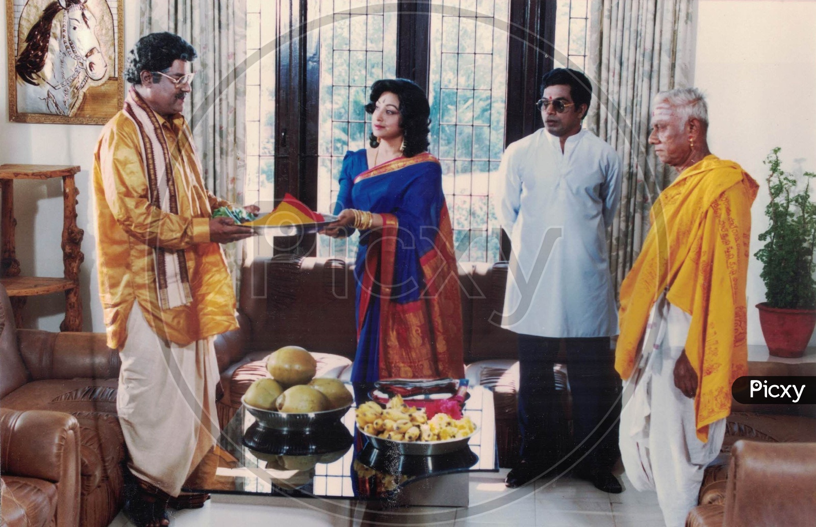 Lakshmi and Kota Srinivasa Rao in Alluda Majaka Movie