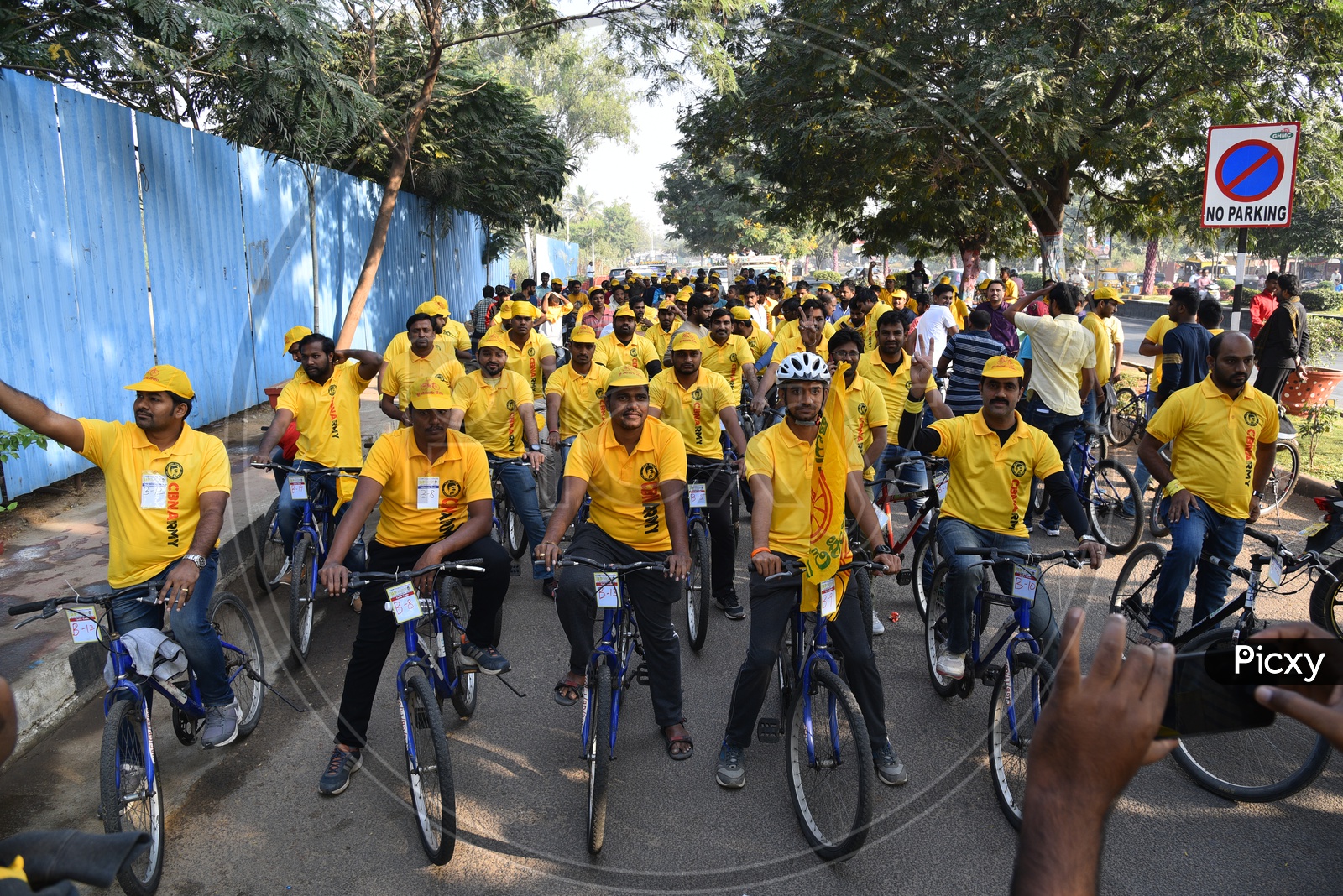 CBN Army Cycle Rally in Hyderabad As A Part of Telangana General  Election Campaign 2018
