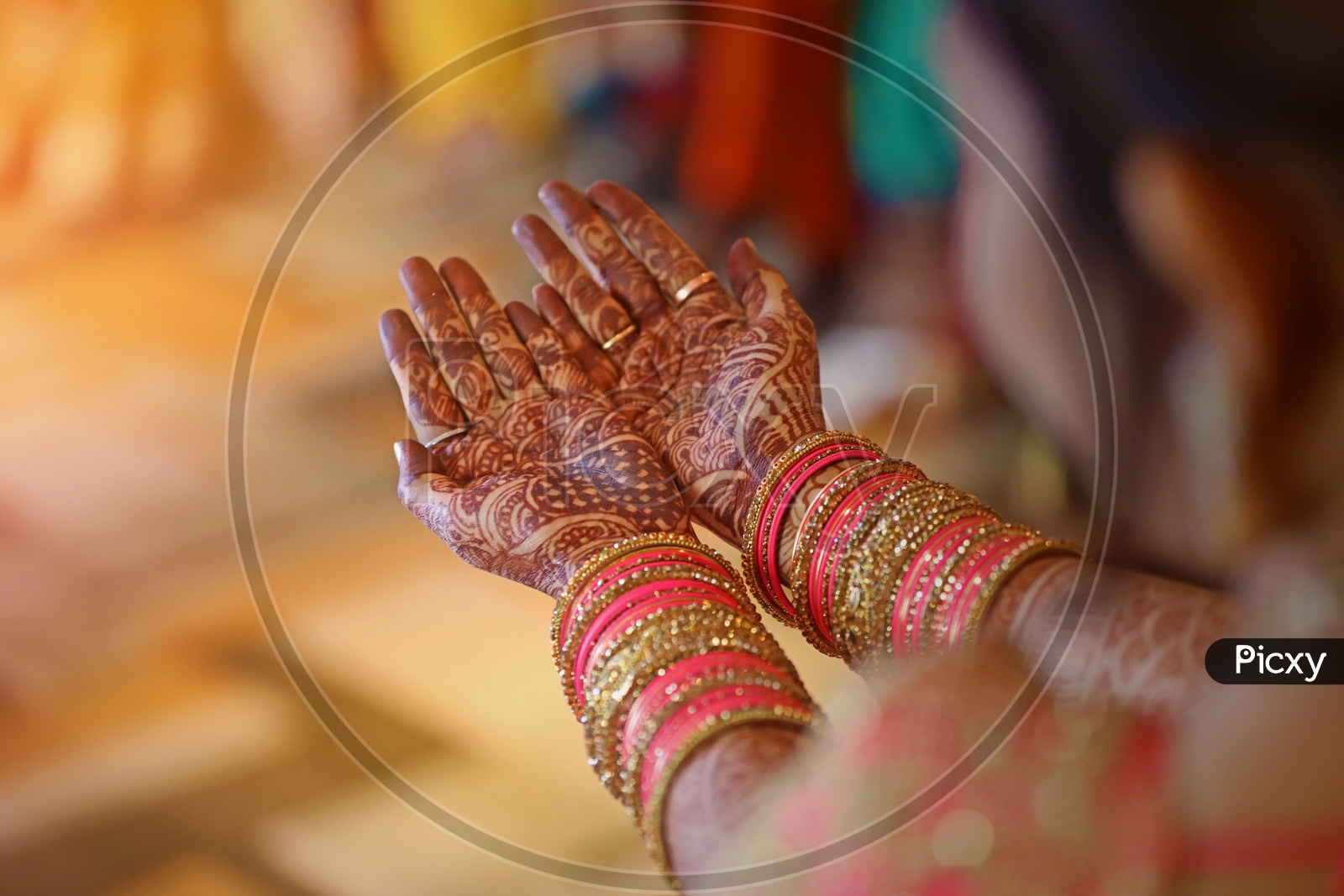 Bride Hands in Indian Hindu Wedding Closeup Shots