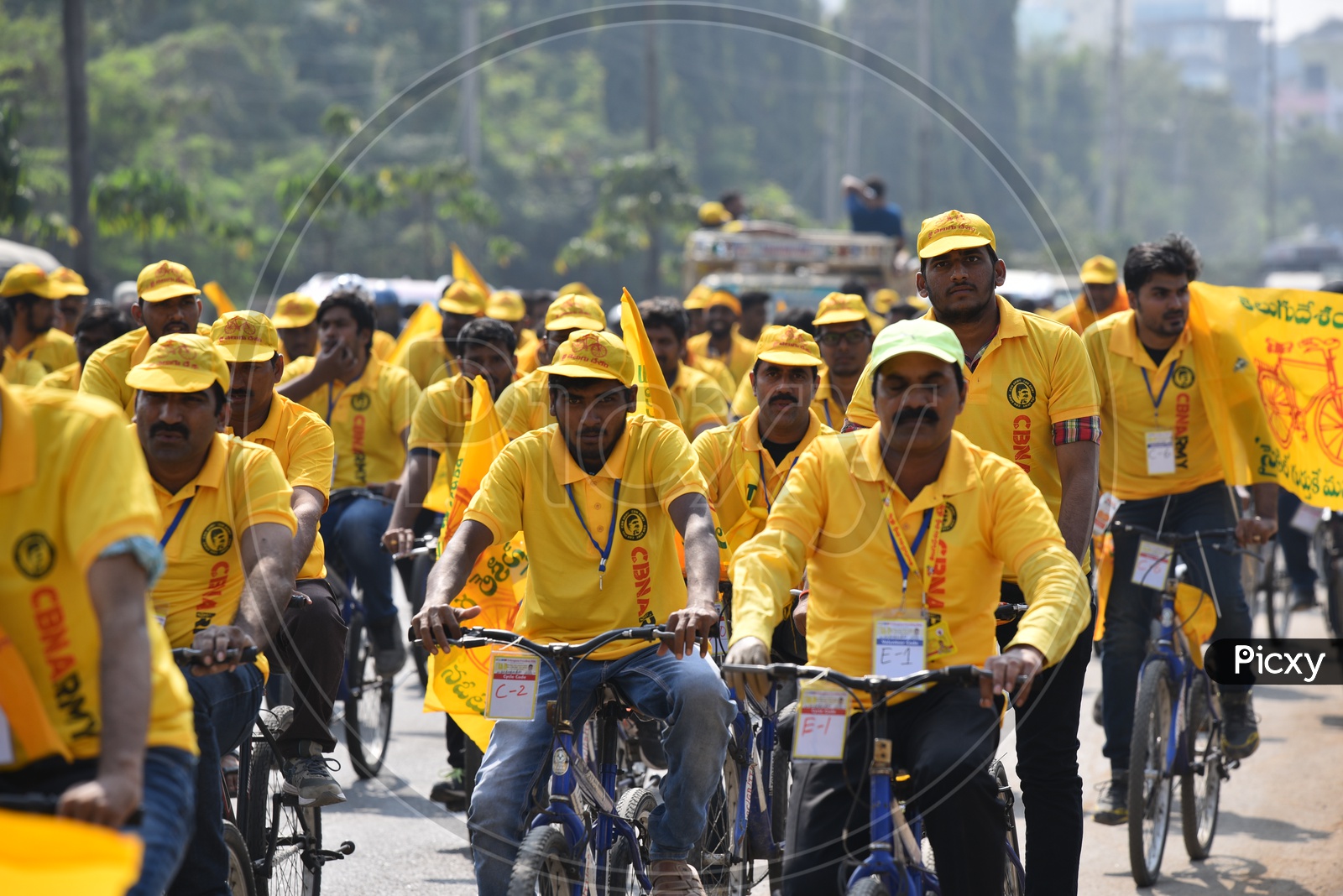 CBN Army Cycle Rally in Hyderabad As A Part ofTelangana General  Election Campaign 2018
