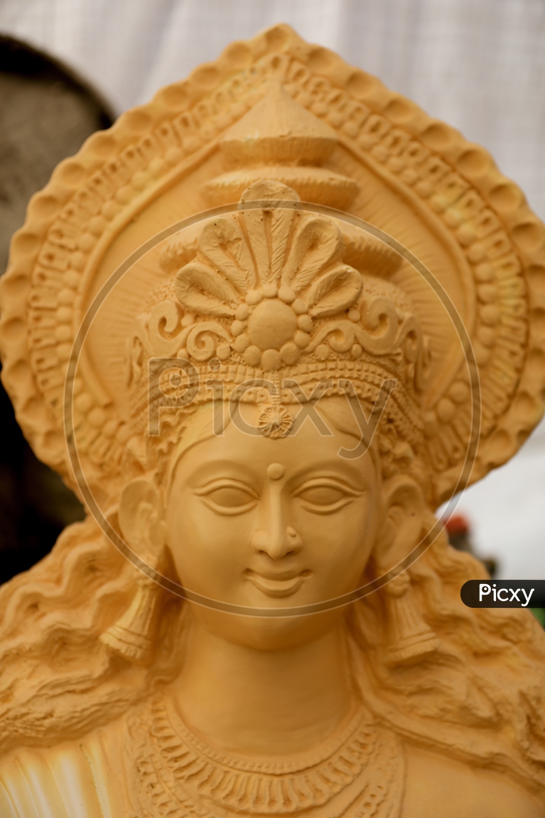 Sculpture of goddess Durga