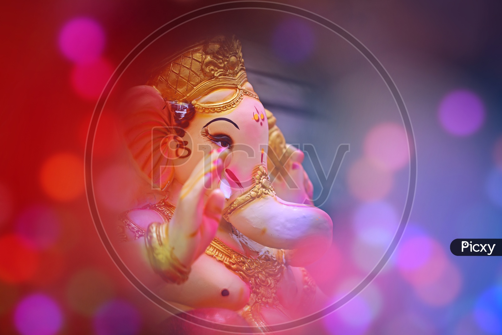 Image of Lord Ganesha or Ganapati, Vinayaka, Pillaiyar and Binayak  Festival-FY228661-Picxy